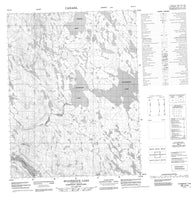 086J14 Stanbridge Lake Canadian topographic map, 1:50,000 scale