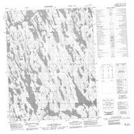 086J16 No Title Canadian topographic map, 1:50,000 scale