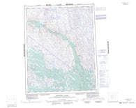 086J Hepburn Lake Canadian topographic map, 1:250,000 scale