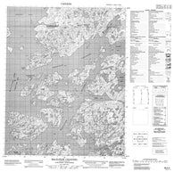 086K05 Macalpine Channel Canadian topographic map, 1:50,000 scale