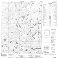 086K13 No Title Canadian topographic map, 1:50,000 scale