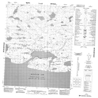 086L05 No Title Canadian topographic map, 1:50,000 scale