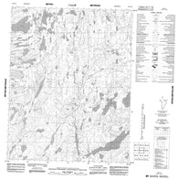 086L10 No Title Canadian topographic map, 1:50,000 scale