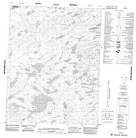 086L11 No Title Canadian topographic map, 1:50,000 scale