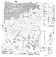 086L12 No Title Canadian topographic map, 1:50,000 scale