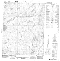 086L15 No Title Canadian topographic map, 1:50,000 scale