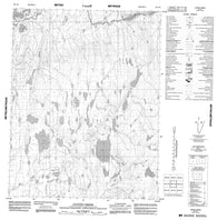 086L16 Janitzi Creek Canadian topographic map, 1:50,000 scale