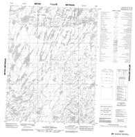 086M06 No Title Canadian topographic map, 1:50,000 scale