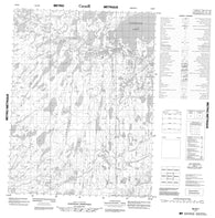 086M07 No Title Canadian topographic map, 1:50,000 scale