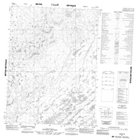 086M13 No Title Canadian topographic map, 1:50,000 scale