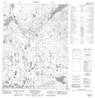 086N05 Hanbury Kopje Canadian topographic map, 1:50,000 scale