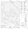 086N11 Impact Lake Canadian topographic map, 1:50,000 scale