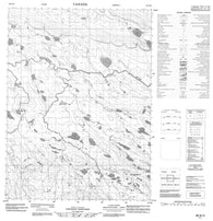 086N13 No Title Canadian topographic map, 1:50,000 scale