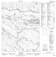 086N15 Cox Lake Canadian topographic map, 1:50,000 scale