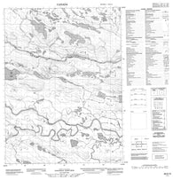 086N16 No Title Canadian topographic map, 1:50,000 scale