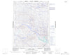 086N Dismal Lakes Canadian topographic map, 1:250,000 scale