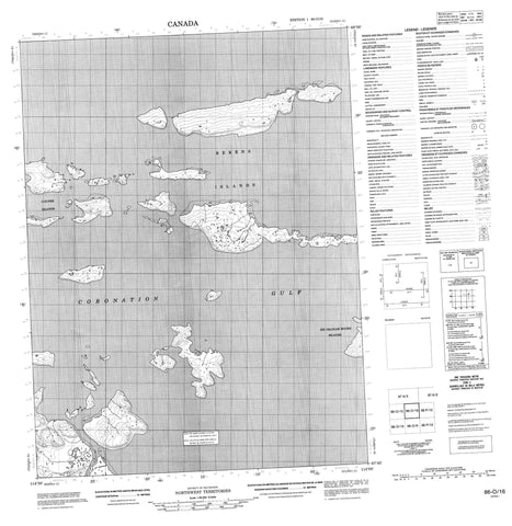 086O16 No Title Canadian topographic map, 1:50,000 scale