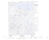 086O Coppermine Canadian topographic map, 1:250,000 scale