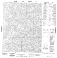 086P01 No Title Canadian topographic map, 1:50,000 scale