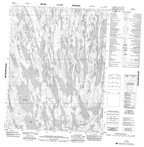 086P04 No Title Canadian topographic map, 1:50,000 scale