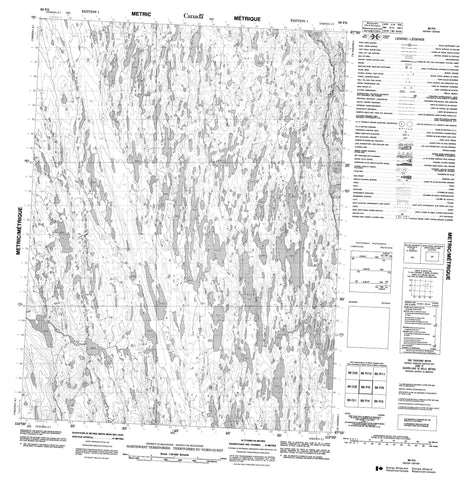 086P05 No Title Canadian topographic map, 1:50,000 scale