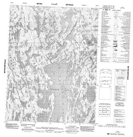 086P06 No Title Canadian topographic map, 1:50,000 scale