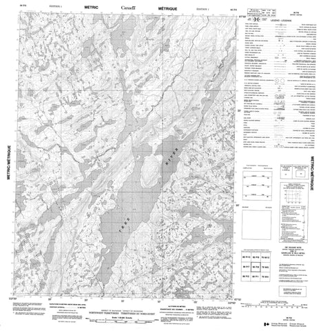 086P08 No Title Canadian topographic map, 1:50,000 scale