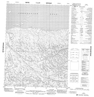 086P10 No Title Canadian topographic map, 1:50,000 scale