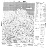 086P11 Hanerok River Canadian topographic map, 1:50,000 scale