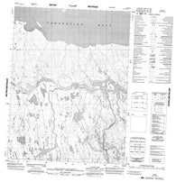 086P12 No Title Canadian topographic map, 1:50,000 scale