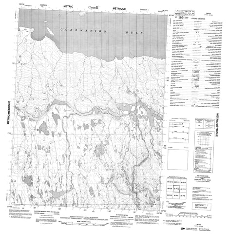 086P12 No Title Canadian topographic map, 1:50,000 scale