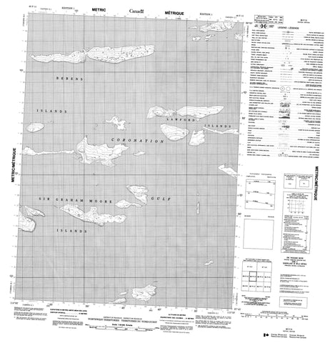 086P13 No Title Canadian topographic map, 1:50,000 scale