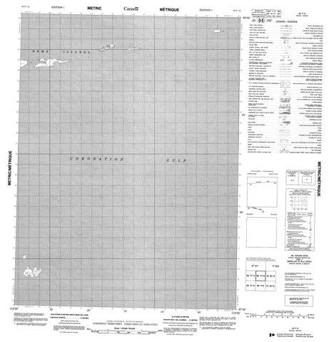 086P16 No Title Canadian topographic map, 1:50,000 scale