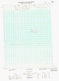 087A03E Cape Hearne Canadian topographic map, 1:50,000 scale