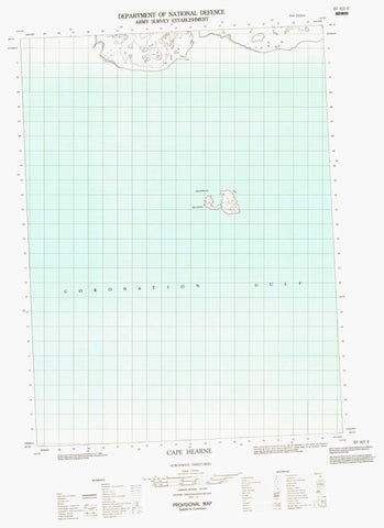 087A03E Cape Hearne Canadian topographic map, 1:50,000 scale