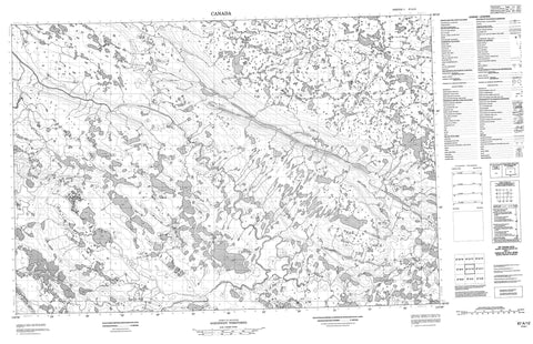 087A12 No Title Canadian topographic map, 1:50,000 scale