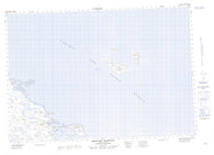 087A14 Bernard Harbour Canadian topographic map, 1:50,000 scale