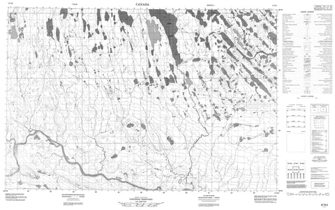 087B02 No Title Canadian topographic map, 1:50,000 scale