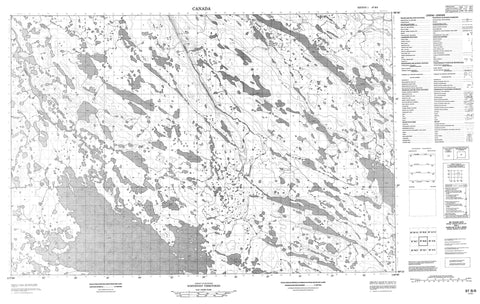 087B08 No Title Canadian topographic map, 1:50,000 scale