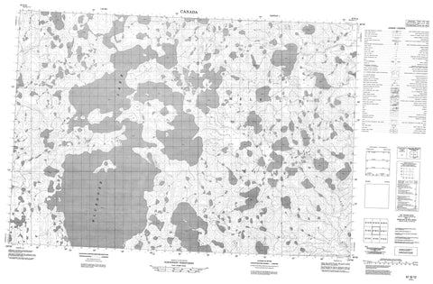 087B12 No Title Canadian topographic map, 1:50,000 scale