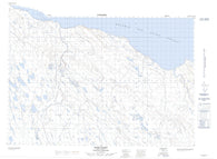 087B15 Wise Point Canadian topographic map, 1:50,000 scale