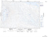 087B Bluenose Lake Canadian topographic map, 1:250,000 scale