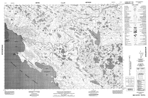 087C09 Singialuk Peninsula Canadian topographic map, 1:50,000 scale