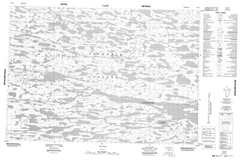 087D01 No Title Canadian topographic map, 1:50,000 scale