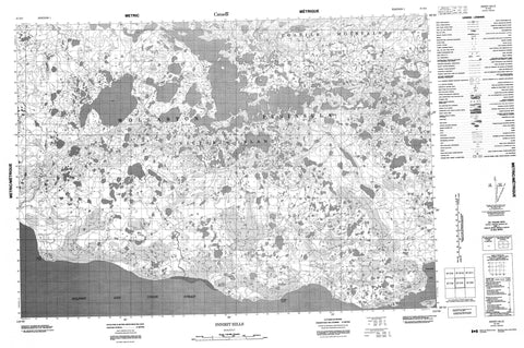 087D05 Innirit Hills Canadian topographic map, 1:50,000 scale