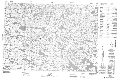 087D08 No Title Canadian topographic map, 1:50,000 scale