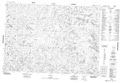 087D15 No Title Canadian topographic map, 1:50,000 scale