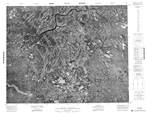 087G16 No Title Canadian topographic map, 1:50,000 scale