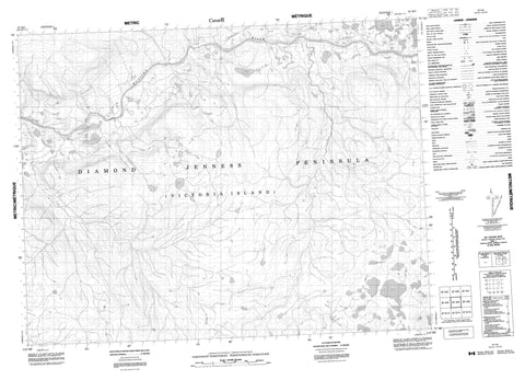 087H03 No Title Canadian topographic map, 1:50,000 scale