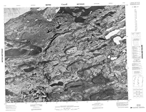 087H05 No Title Canadian topographic map, 1:50,000 scale